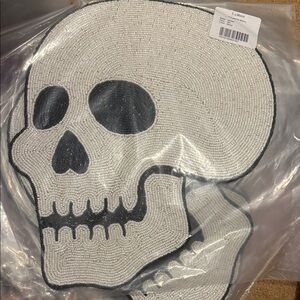 Beaded Skull Placemat set 4
